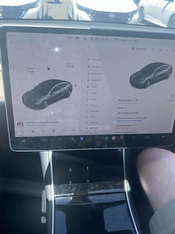 TESLA MODEL 3 2018 5YJ3E1EA2JF052822 image
